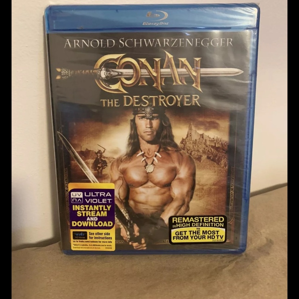 Conan the Destroyer Blu-ray 1984 Arnold SCHWARZENEGGER Action New/Sealed